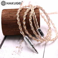 Câble de base multi-éléments HAKUGEI Litz plaqué argent plaqué or 7n Occ cuivre DIY Hifi