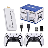 Nouvelle console de jeu portable avec 2 manettes, console de jeu vidéo, mini stick de jeu, 4K, plus de 20000 jeux rétro, sortie TV HD