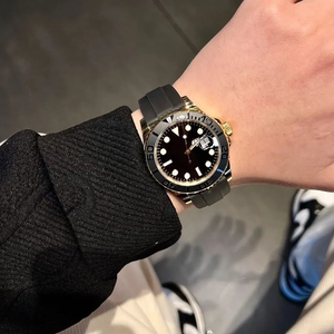 Montre de plongée automatique mécanique de luxe Shanghai personnalisée avec logo, cadran à aiguilles, fonction de lumière nocturne, étanche, unisexe, vente en gros - Product Image 4