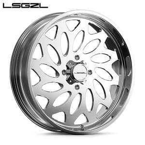 عجلات سيارات OEM H مصنوعة من السبائك المطروقة 8x170 8x180 8H 10H بألوان حلوى للطرق الوعرة، عجلات عميقة الحواف لسيارات فورد ورام وتويوتا ودودج H2، مقاسات 22 و24 و<span class=keywords><strong>26</strong></span> و28 بوصة - Product Image 2