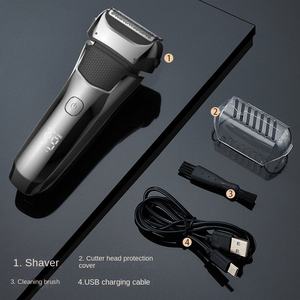 Afeitadora Eléctrica Inalámbrica Recargable USB para Barba y Patillas con Bloqueo de Viaje, Lavable, para Hombres - Product Image 6