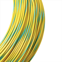 Fil industriel Purorigin 24AWG 600V PTFE haute température, cuivre souple multibrins plaqué argent, rectangulaire bicolore pour chauffage de bâtiment