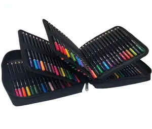 Lápis de cor de lata para crianças, conjunto profissional de 72 cores