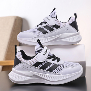 Scarpe da ginnastica Cema all'ingrosso economiche per <span class=keywords><strong>bambini</strong></span>, in mesh, estive, primaverili, traspiranti, leggere, nere, uniformi, da <span class=keywords><strong>atletica</strong></span>, da corsa per ragazzi - Product Image 4