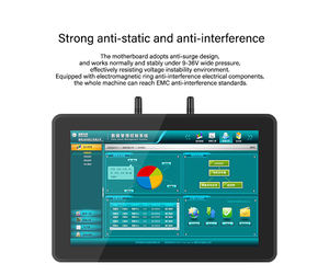 AX بوصة شاشة شبكية صناعية ذاتية الخدمة شاشة تعمل باللمس طلب كشك دفع الوجبات السريعة مع مخزون طابعة حرارية - Product Image 4