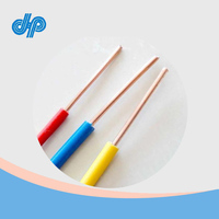 #14 12 #10 #8 AWG sólido cobre HMWPE aislamiento rastreador de alambre