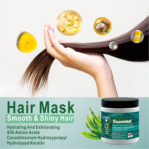 Wiseking yosun saç maskesi 500ML kıvırcık ve hasarlı saçlar için pürüzsüz ve parlak besler saç maskesi için bukle Keratin tedavisi geliştirmek - Product Image 2