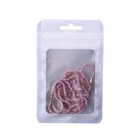 Sachets D'Emballage Mat Auto-Refermables Anti-Odeur, Pochette en Feuille Durable, Refermables, en Mylar, à Fermeture Éclair pour Stockage Alimentaire avec Fenêtre Transparente