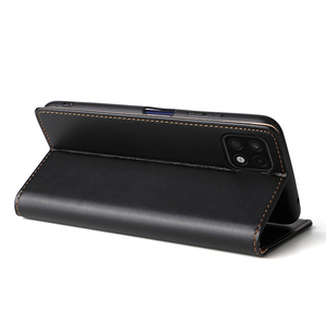 Compatible pour Samsung A22(<span class=keywords><strong>5G</strong></span>) étui portefeuille avec porte-carte, étui de <span class=keywords><strong>t</strong></span>éléphone en cuir PU housse de protection à rabat carte de crédit hommes femmes - Product Image 5