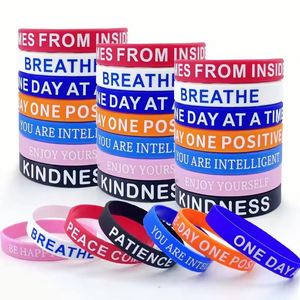 Pulseras de Silicona Personalizadas de Alta Calidad, Brazaletes de Goma con Mensaje o Logotipo, Banda Promocional de Calidad - Product Image 2