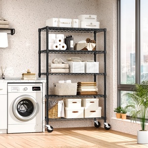 Mzg Thuế Thấp Tùy Chỉnh Công Nghiệp Sức Mạnh Lưu Trữ Kệ Và Bánh Kho Nhà Để Xe Lưu Trữ Kệ Cho Nhà Để Xe Với Bánh Xe - Product Image 3