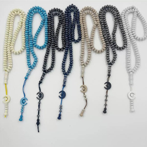 Bracelets de prière islamiques perlés de qualité supérieure Misbaha avec pompon pour détaillants religieux, boutiques de mosquées, cadeau religieux islamique - Product Image 5