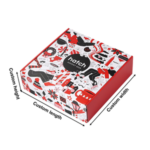 Caja <span class=keywords><strong>de</strong></span> Cartón Corrugado Plegable con Diseño <span class=keywords><strong>de</strong></span> Avión, Impresa Personalizada, Ecológica, Reutilizable para Envíos Postales - Product Image 3