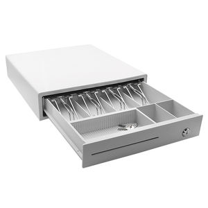 4 bill 5 bill6 账单pos金属滑动白色收银机抽屉盒