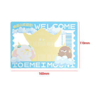 Carte postale transparente en PVC, carte transparente avec <span class=keywords><strong>vue</strong></span> panoramique des monuments culturels et touristiques, marque-page de tourisme culturel, souvenir de check-in - Product Image 4