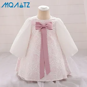 Платье для девочек с блестками и оборками, с поясом и цветами, Сетчатое белое и розовое платье для маленьких девочек