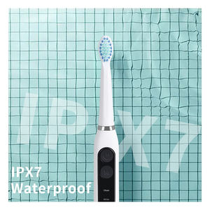 Spazzolino elettrico ricaricabile USB per adulti spazzolino da viaggio portatile 2 testine 5 modalità di funzionamento - Product Image 4