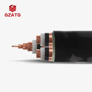 0.6/1KV Medium Voltage Cable 3 Koperen Kern Elektrische Kabel Yjv YJV22