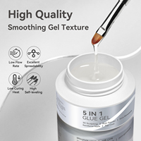 BORN PRETTY Fabricant OEM Gel Sculptant 3D Auto-Nivelant 30g pour Ongles, Gel Colle Renforçant Multifonctionnel pour Salon