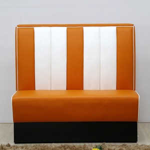 Conjuntos de Muebles Antiguos, Sofá de Cuero para Restaurante, Asientos de Cabina - Product Image 1