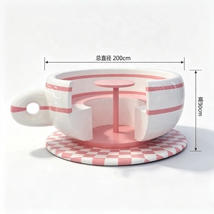 Modern <b>Plastic</b> Waiting Chair Creative Reservoir Seat Custom Cafe Seating for Bakery Restaurant Showroom - Product Image 6