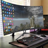Moniteur de Jeu Incurvé Rebekah Usine Directe 27/32/34 Pouces, Moniteur LCD d'Ordinateur 1K/2K/3K 144Hz 165Hz sans Cadre