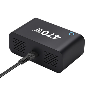 Station de charge USB-C 470W, chargeur rapide 6 ports (4C+2A) à technologie GaN, affichage de puissance TFT LCD, PD3.1 140W PPS pour <span class=keywords><strong>iPhone</strong></span> 17 et ordinateur portable - Product Image 4