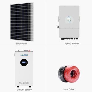 Sistema de Energía Solar Híbrido Industrial en Oferta, Kits Completos de 5KW, 8KW, 10KW, 20KW, 30KW, Sistema de Energía Solar Industrial OMS48100 - Product Image 1