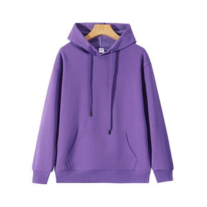 Fabricantes de ropa YKH Ropa de invierno 320GSM Tela de lana Mantener caliente en blanco para imprimir logotipo personalizado Sudadera con capucha para hombre - Product Image 6