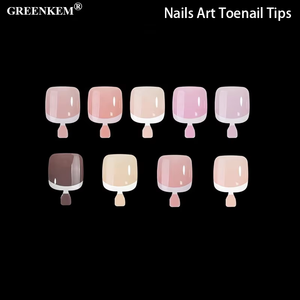 Prensa <span class=keywords><strong>de</strong></span> <span class=keywords><strong>uñas</strong></span> artificiales <span class=keywords><strong>de</strong></span> diseño <span class=keywords><strong>de</strong></span> 216 Uds. En Rosa desnudo, colores mezclados, cubierta completa especializada, puntas cuadradas para <span class=keywords><strong>uñas</strong></span> <span class=keywords><strong>de</strong></span> <span class=keywords><strong>los</strong></span> pies - Product Image 6