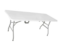 Promotion extérieure et intérieure 180cm Table pliante en plastique la moins chère