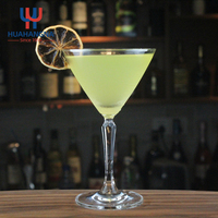 Verres à Martini créatifs 215ml 7oz faits à la main artistiques verres à Cocktail en cristal clair pour la fête de mariage de bar
