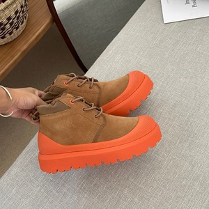 Botas de Nieve de Moda para Mujer, Botas Amarillas Grandes Clásicas para Hombre, Calzado de Trabajo Británico, Botas Casuales Impermeables de Otoño para Hombre - Product Image 4