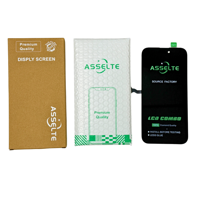 ASSELTE Incell LCD Replacement Screen and Digitizer Full Assembly with 3-Year Warranty for Models
