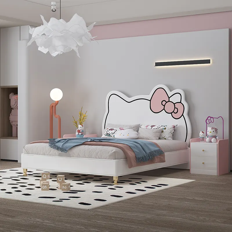 Cama de gatito para niñas, accesorio para niños