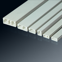 Goulotte de protection de câbles en PVC résistante aux UV, ignifuge, pour la gestion des câbles industriels