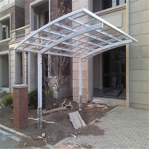 Cadre en aluminium pour l'extérieur <span class=keywords><strong>Carport</strong></span> Snow Shelter Auvent pour le stationnement Sous pression <span class=keywords><strong>Bois</strong></span> traité Nature Tente de voiture en métal - Product Image 4