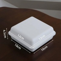 Boîte cadeau pour bijoux en pulpe de papier moulée en fibre de bagasse de canne à sucre biodégradable et écologique, personnalisée avec logo