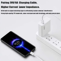 Adaptateur d'alimentation ultra-rapide 120W PD3.0 QC3.0 ignifuge, prise US/EU, chargeur écologique 6A pour téléphone portable, appareil photo et écouteurs