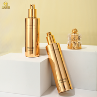 Set botol kosmetik kaca Essential Oil Dropper Serum perawatan kulit Lotion krim wajah Jar wadah kemasan Premium harga bagus