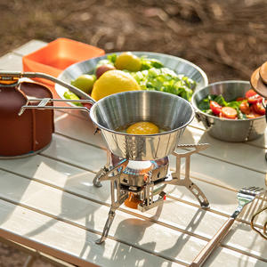 Tazón Plegable de Acero Inoxidable de 300 ml, Utensilios de Cocina Portátiles para Acampar al Aire Libre, Uso Ligero para Viajes y Picnic - Product Image 4