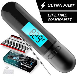 Thermomètre à viande à affichage rotatif automatique, étanche et à lecture instantanée numérique, meilleure vente 2019 - Product Image 1