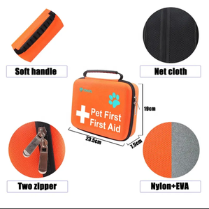 AMAIN Kit de primeros auxilios <span class=keywords><strong>para</strong></span> perros y gatos, suministros de primeros auxilios <span class=keywords><strong>para</strong></span> mascotas, caja de emergencia <span class=keywords><strong>para</strong></span> veterinarios, botiquín de primeros auxilios <span class=keywords><strong>para</strong></span> mascotas <span class=keywords><strong>para</strong></span> viajes - Product Image 3