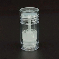 Petit contenant transparent pour déodorant, enroulé, 6g