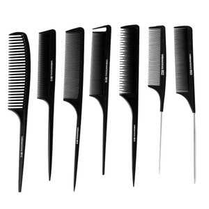 Peine de cola de rata Tony Gai con mango de PP y dientes de nailon, herramienta de peluquería y estilismo de doble uso para salón - Product Image 5