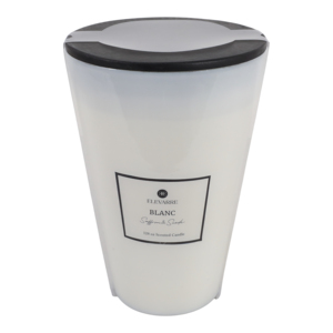 Bougie parfumée conique, grand bocal en verre réutilisable pour salon, chambre, salle de bain, usage décoratif - Product Image 1