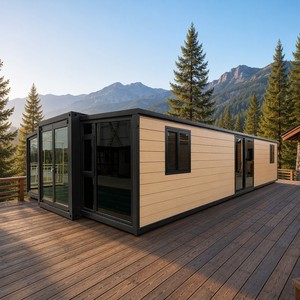 บ้านพักตู้คอนเทนเนอร์แบบขยายได้ SUNRISE 45 รุ่นปรับแต่งพิเศษสำหรับโรงแรมหรู พร้อมห้องนอน - Product Image 1