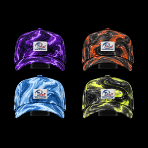 custom Waterproof Liquid Swirl <b>Camo</b> Golf <b>Cap</b> 5 Panel Performance Hat Quick Dry Breathable UV Protection Custom Logo for Men - Product Image 4