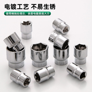 Luwei Tools Short Hex <b>Socket</b> 12.5mm 6 Point Industrial Grade High Carbon Steel Forged <b>Socket</b> Wrench 1/2 In Drive - Product Image 2