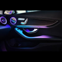 256 couleurs LED bande symphonique tableau de bord garniture voiture éclairage ambiant pour Mercedes Benz classe C W205 GLC X253 2015-2021 accessoires